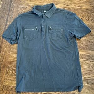 Men’s Structure modern fit medium grey shirt